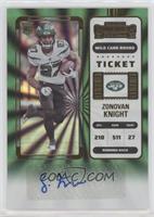 Rookie Ticket - Zonovan Knight