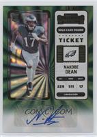 Rookie Ticket - Nakobe Dean