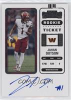 Rookie Ticket RPS - Jahan Dotson