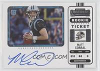 Rookie Ticket RPS Variation - Matt Corral