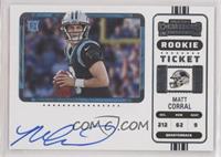 Rookie Ticket RPS Variation - Matt Corral