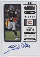 Rookie Ticket RPS - Velus Jones Jr.