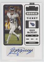 Rookie Ticket - Roger McCreary