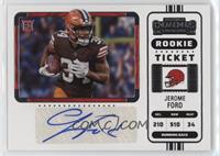 Rookie Ticket Variation - Jerome Ford
