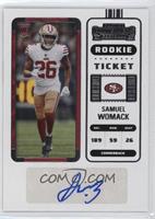 Rookie Ticket - Samuel Womack