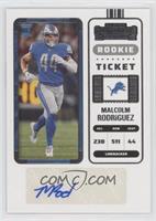 Rookie Ticket - Malcolm Rodriguez