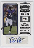 Rookie Ticket - Pepe Williams