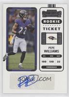 Rookie Ticket - Pepe Williams