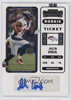 Rookie Ticket - Jalen Virgil