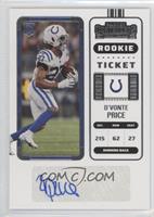 Rookie Ticket - D'Vonte Price