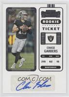 Rookie Ticket - Chase Garbers
