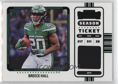 2022 Panini Contenders - Rookie Ticket Swatches - Variation #RSV-BHA - Breece Hall