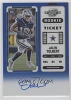 Rookie Ticket RPS Autographs - Jalen Tolbert #/75