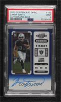 Rookie Ticket RPS Autographs - Zamir White [PSA 9 MINT] #/75