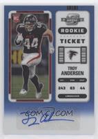 Rookie Ticket Autographs - Troy Andersen #/75