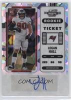 Rookie Ticket Autographs - Logan Hall #/22