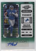 Rookie Ticket Autographs - Malcolm Rodriguez #/30