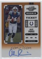 Rookie Ticket RPS Autographs - Alec Pierce #/50
