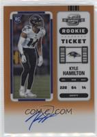 Rookie Ticket RPS Autographs - Kyle Hamilton #/50