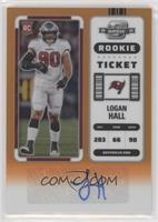 Rookie Ticket Autographs - Logan Hall #/50