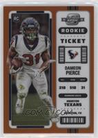 Rookie Ticket - Dameon Pierce #/50