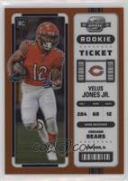 Rookie Ticket - Velus Jones Jr. #/50