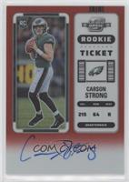 Rookie Ticket RPS Autographs - Carson Strong #/149