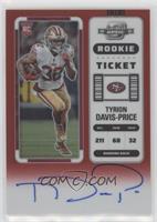 Rookie Ticket RPS Autographs - Tyrion Davis-Price #/149