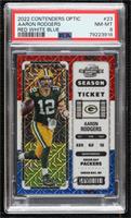 Season Ticket - Aaron Rodgers [PSA 8 NM‑MT] #/13