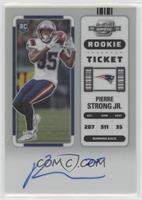 Rookie Ticket RPS Autographs - Pierre Strong Jr. [EX to NM]