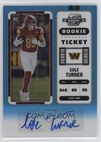 Rookie Ticket Autographs - Cole Turner #/99