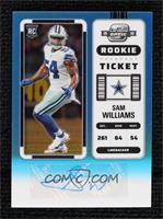 Rookie Ticket Autographs - Sam Williams #/99