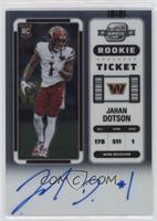 Rookie Ticket RPS Autographs - Jahan Dotson