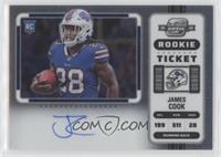 Rookie Ticket RPS Autographs Variation - James Cook [Good to VG‑…