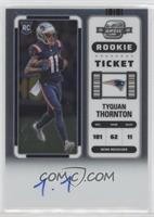 Rookie Ticket RPS Autographs - Tyquan Thornton