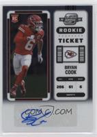 Rookie Ticket Autographs - Bryan Cook