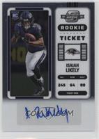 Rookie Ticket Autographs - Isaiah Likely