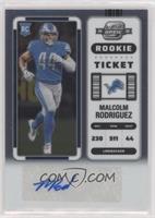 Rookie Ticket Autographs - Malcolm Rodriguez