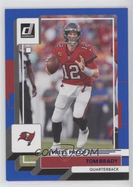 2022 Panini Donruss - [Base] - Press Proof Blue #255 - Tom Brady