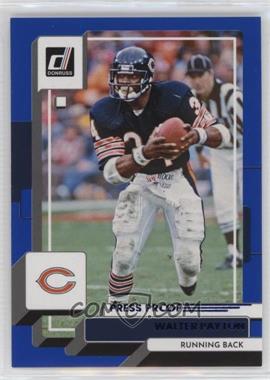 2022 Panini Donruss - [Base] - Press Proof Blue #84 - Walter Payton