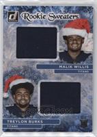 Malik Willis, Treylon Burks