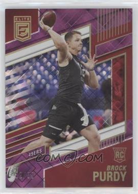 2022 Panini Donruss Elite - [Base] - Purple #185 - Rookies - Brock Purdy /99