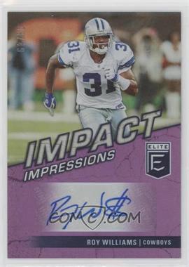 2022 Panini Donruss Elite - Impact Impressions - Purple #II-RW - Roy Williams /49