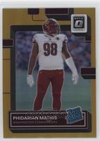 Rated Rookie - Phidarian Mathis #/10