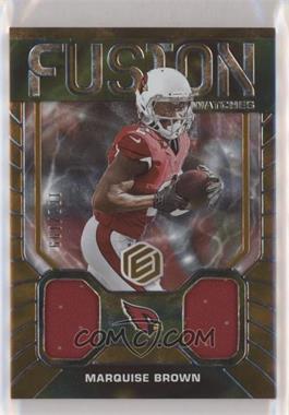 2022 Panini Elements - Fusion Swatches - Orange #FS-8 - Marquise Brown /199