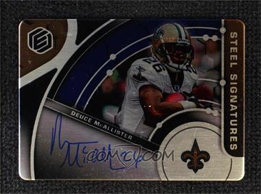 2022 Panini Elements - Steel Signatures - Cobalt #SS-DEM - Deuce McAllister /27