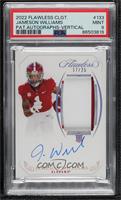 Rookie Patch Autographs Vertical - Jameson Williams [PSA 9 MINT] #/25