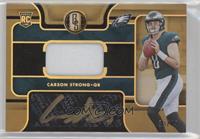 Rookie Jersey Autographs - Carson Strong [EX to NM] #/49