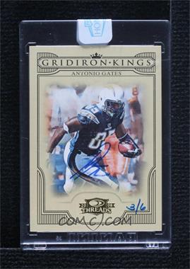 2022 Panini Honors - Recollection Collection #08DT-PGK-28 - Antonio Gates (2008 Donruss Threads - Pro Gridiron Kings) /6 [Buyback]
