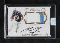 Melvin Gordon III (2018 Panini Flawless - Patch Autographs) [Buyback] #/2